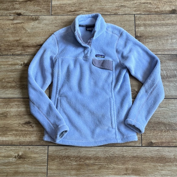 Patagonia Re Tool Snap T Fleece Pullover Lavender Size Small - Picture 2 of 12